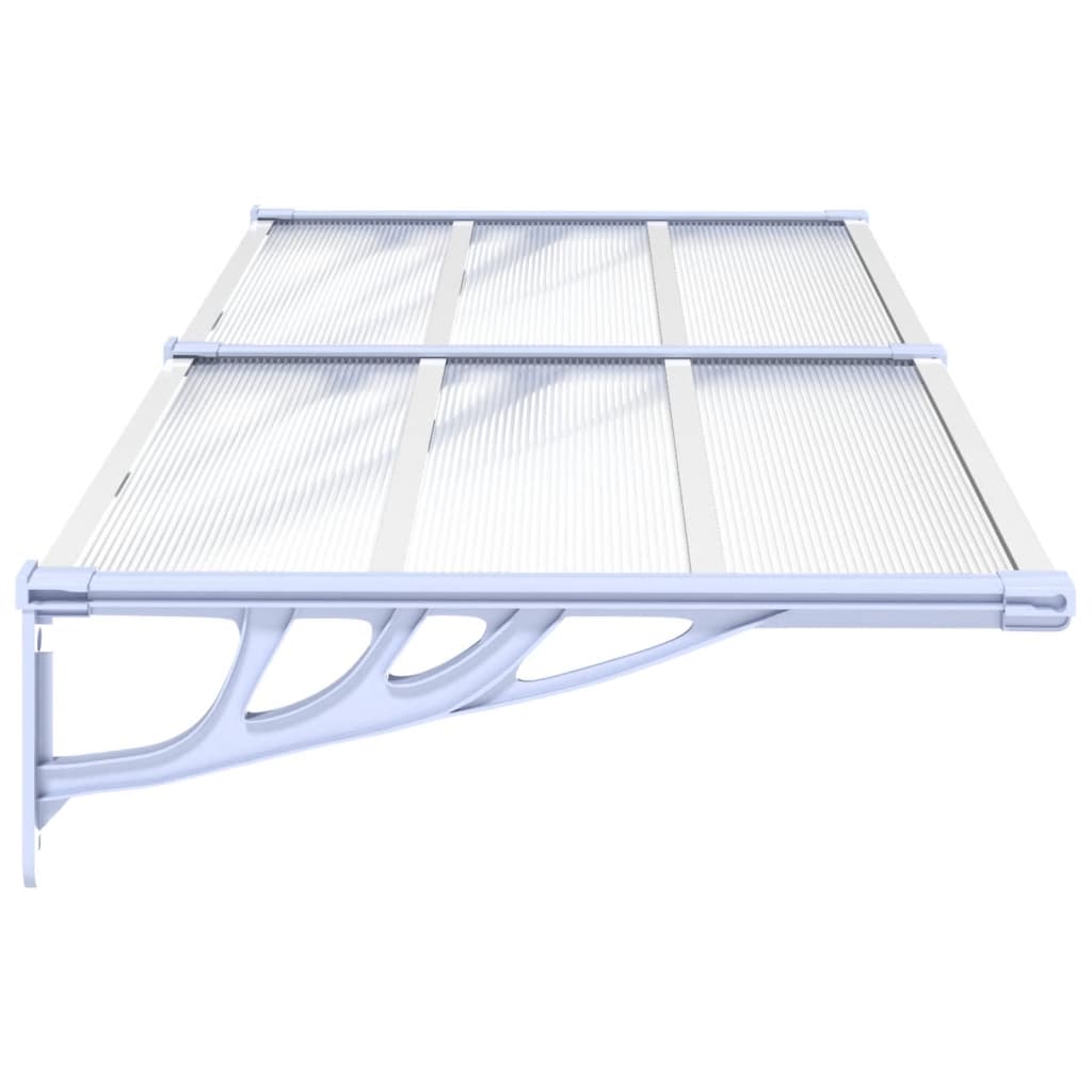 Deurluifel 199x90 cm polycarbonaat grijs en transparant is nu te koop bij PeponiXL, paradijselijk wonen!