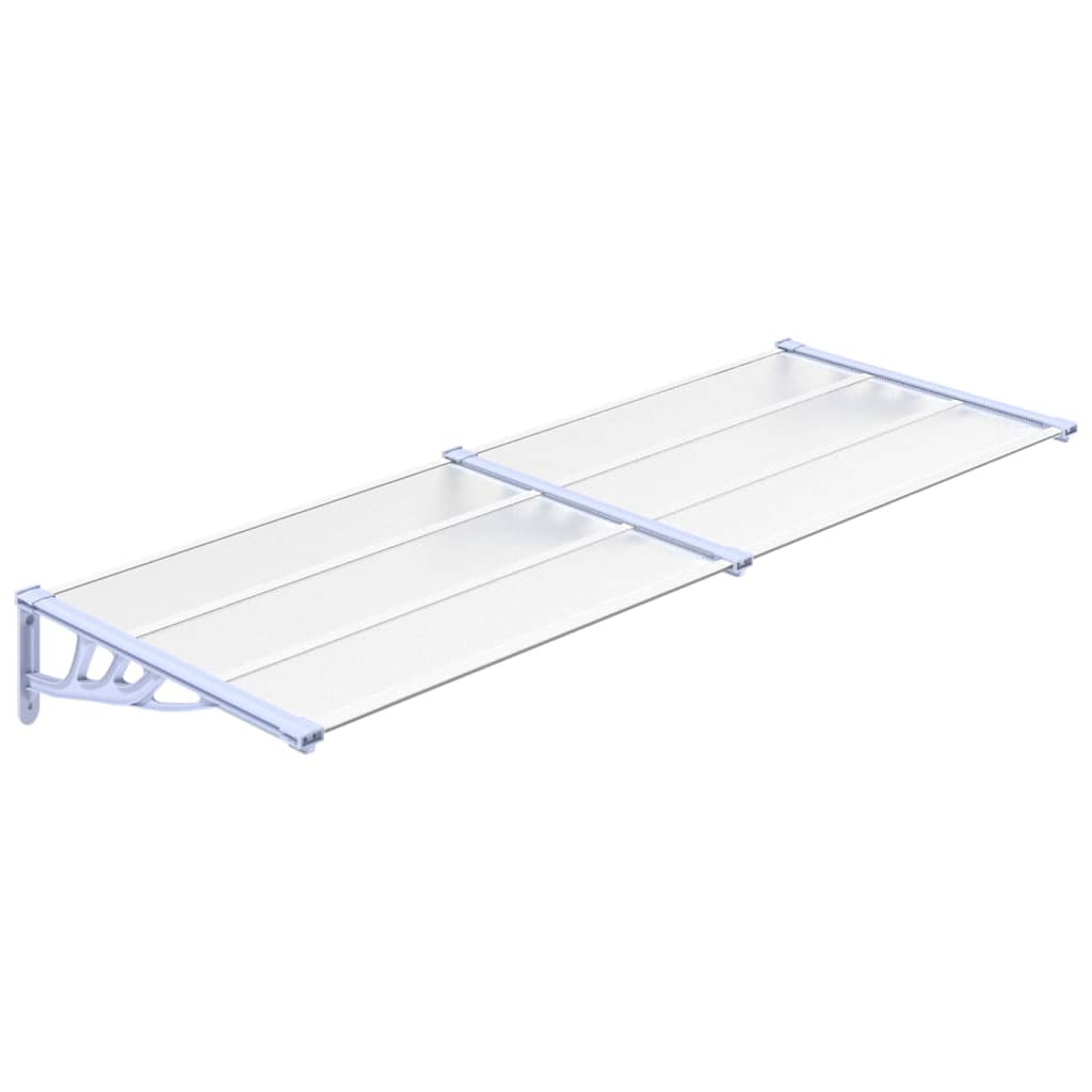Deurluifel 239x90 cm polycarbonaat grijs en transparant is nu te koop bij PeponiXL, paradijselijk wonen!