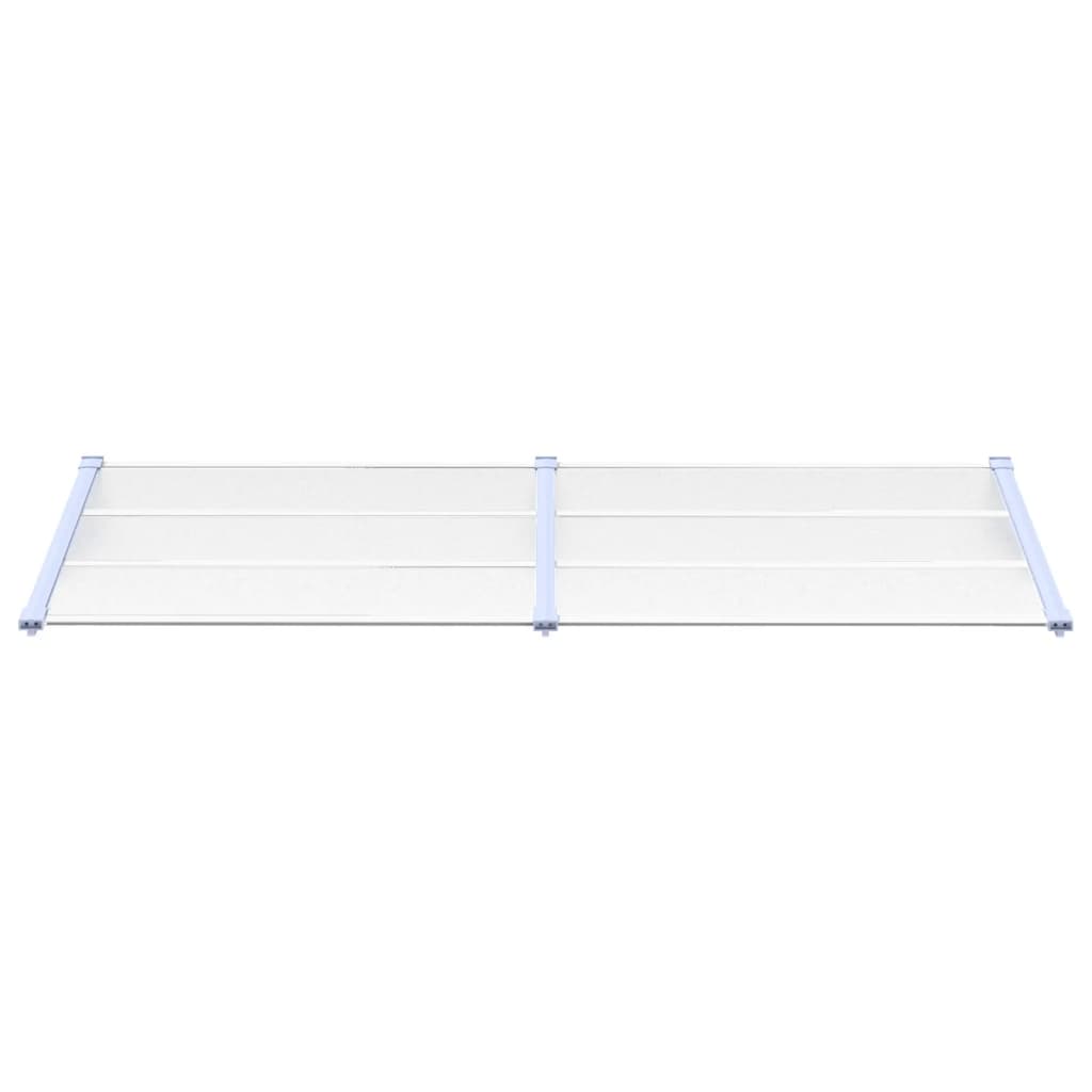 Deurluifel 239x90 cm polycarbonaat grijs en transparant is nu te koop bij PeponiXL, paradijselijk wonen!