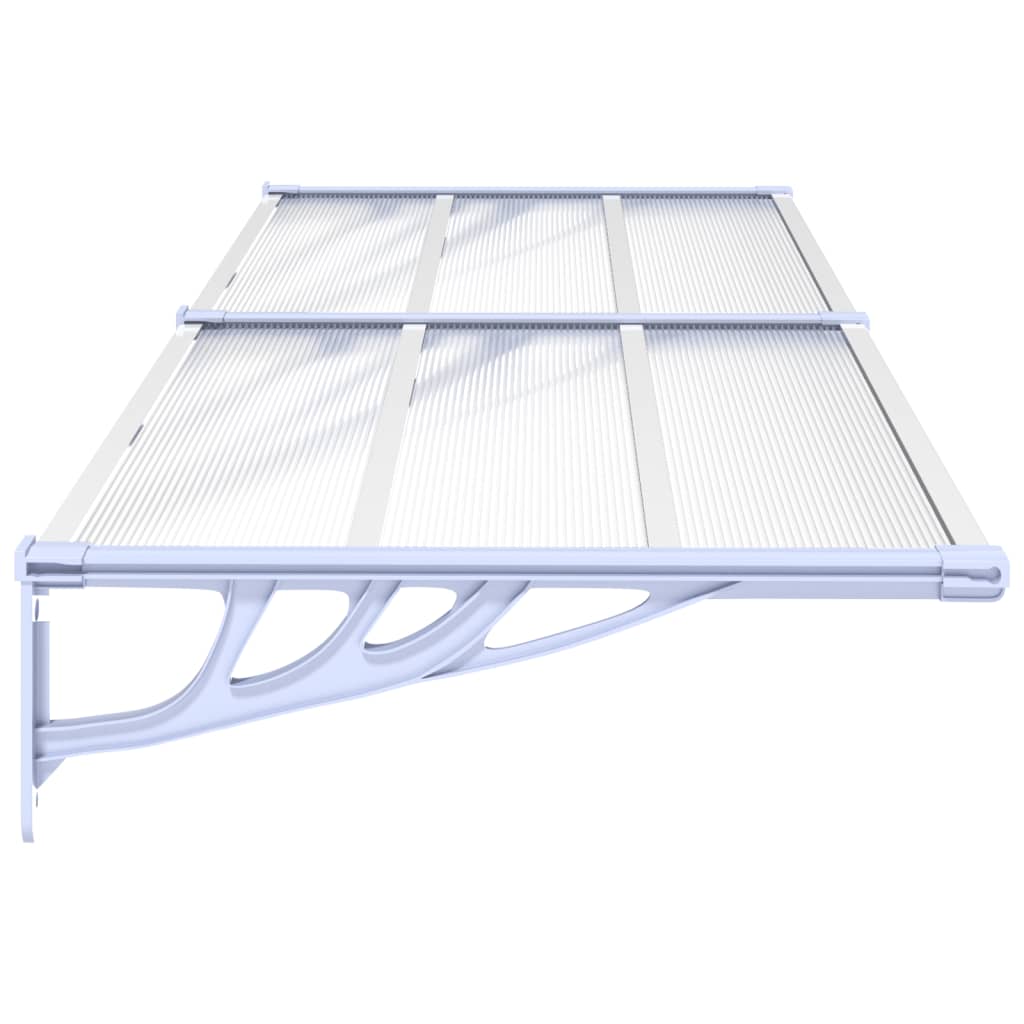 Deurluifel 239x90 cm polycarbonaat grijs en transparant is nu te koop bij PeponiXL, paradijselijk wonen!