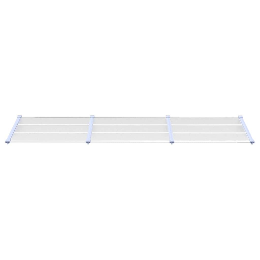 Deurluifel 297,5x90 cm polycarbonaat grijs en transparant is nu te koop bij PeponiXL, paradijselijk wonen!