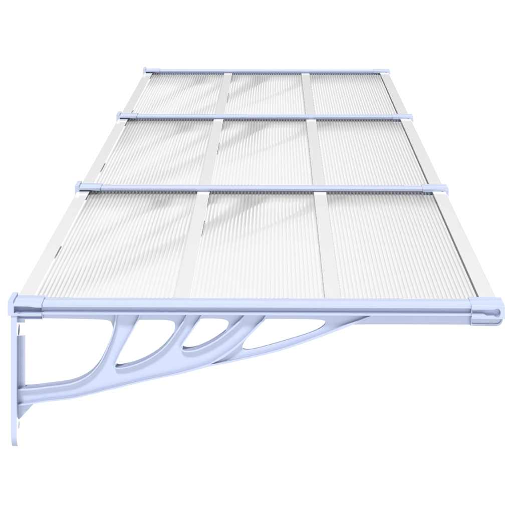 Deurluifel 297,5x90 cm polycarbonaat grijs en transparant is nu te koop bij PeponiXL, paradijselijk wonen!
