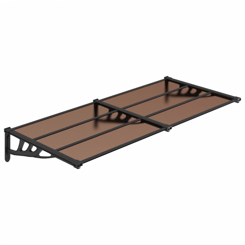 Deurluifel 152,5x90 cm polycarbonaat zwart is nu te koop bij PeponiXL, paradijselijk wonen!