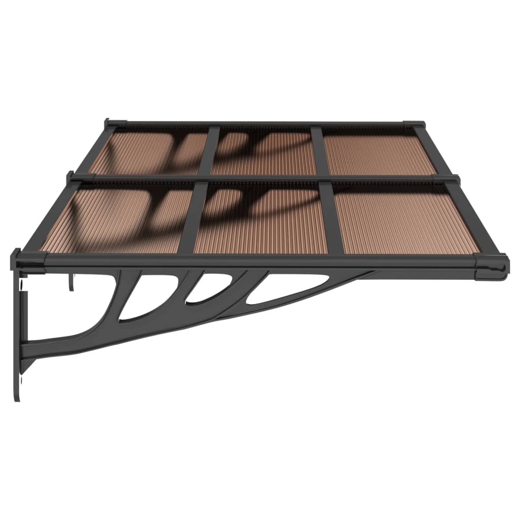 Deurluifel 152,5x90 cm polycarbonaat zwart is nu te koop bij PeponiXL, paradijselijk wonen!