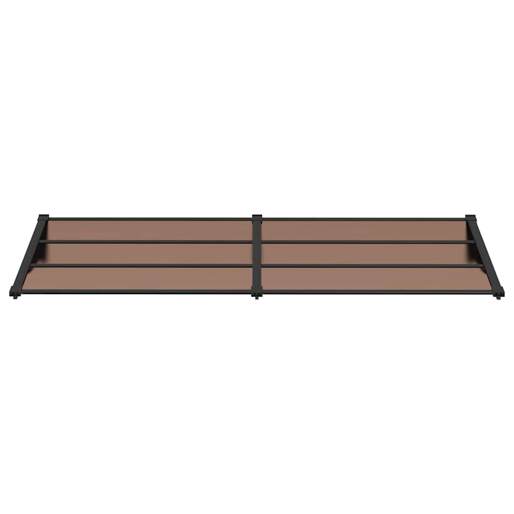 Deurluifel 239x90 cm polycarbonaat zwart is nu te koop bij PeponiXL, paradijselijk wonen!