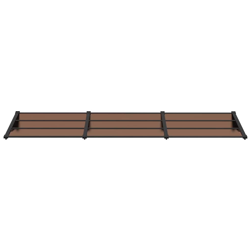 Deurluifel 297,5x90 cm polycarbonaat zwart is nu te koop bij PeponiXL, paradijselijk wonen!