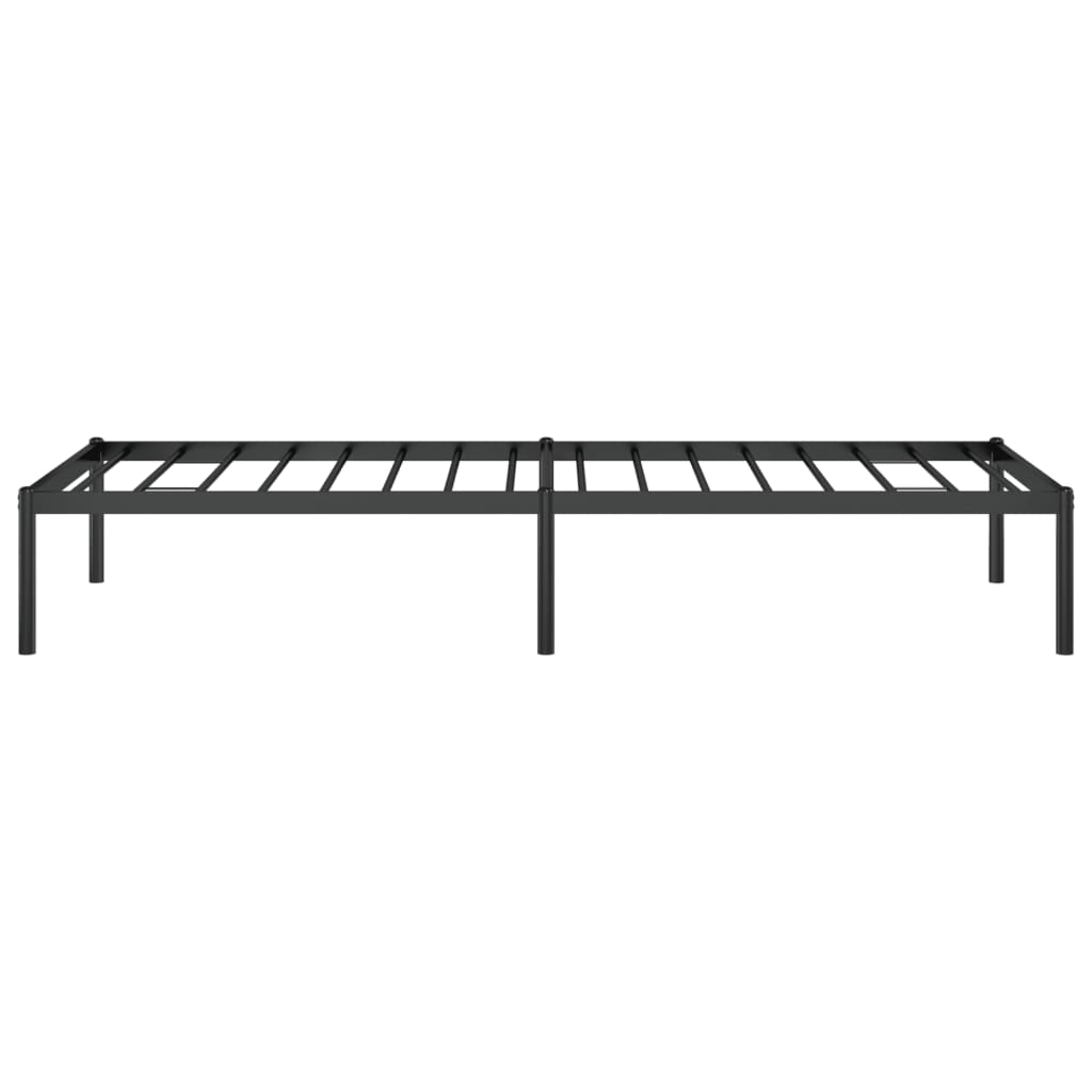 Bedframe metaal zwart 75 x 190 cm is nu te koop bij PeponiXL, paradijselijk wonen!