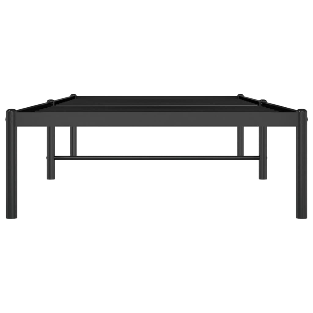Bedframe metaal zwart 80x200 cm is nu te koop bij PeponiXL, paradijselijk wonen!