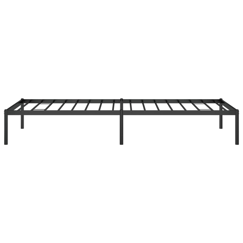 Bedframe metaal zwart 80x200 cm is nu te koop bij PeponiXL, paradijselijk wonen!