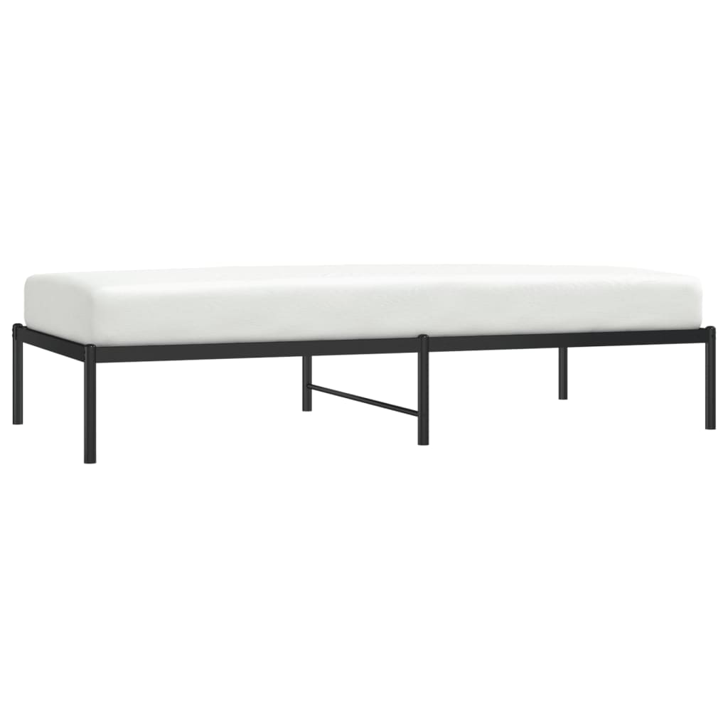 Bedframe metaal zwart 90x190 cm is nu te koop bij PeponiXL, paradijselijk wonen!