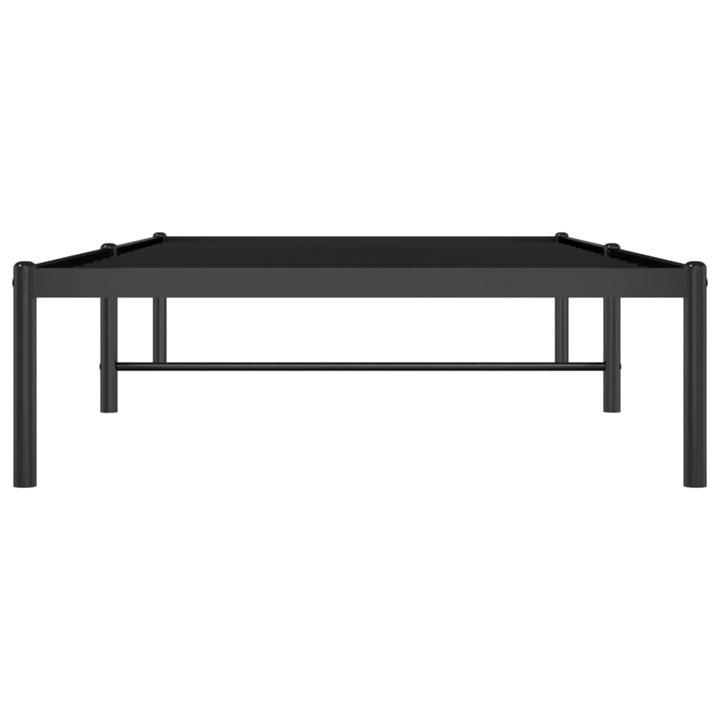 Bedframe metaal zwart 90x190 cm is nu te koop bij PeponiXL, paradijselijk wonen!