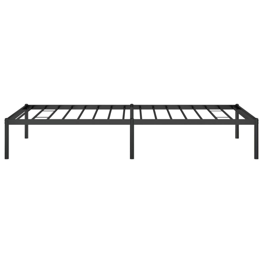 Bedframe metaal zwart 90x190 cm is nu te koop bij PeponiXL, paradijselijk wonen!