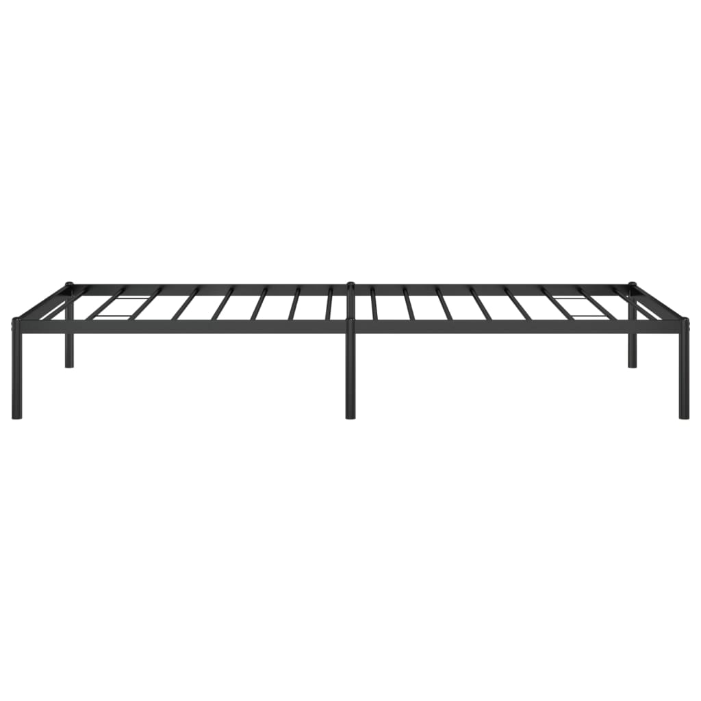 Bedframe metaal zwart 90x200 cm is nu te koop bij PeponiXL, paradijselijk wonen!