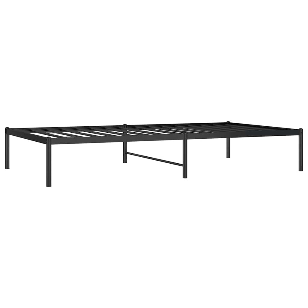Bedframe metaal zwart 100x190 cm is nu te koop bij PeponiXL, paradijselijk wonen!