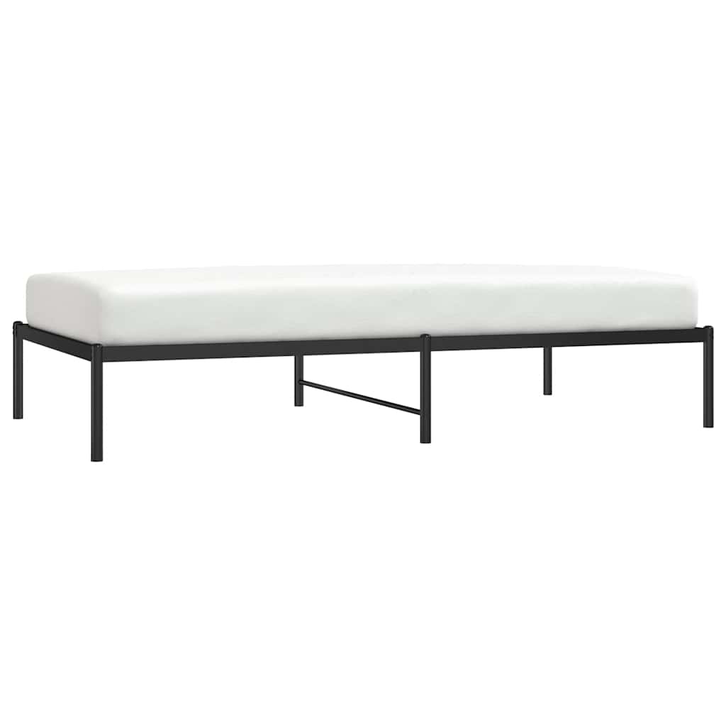 Bedframe metaal zwart 100x190 cm is nu te koop bij PeponiXL, paradijselijk wonen!