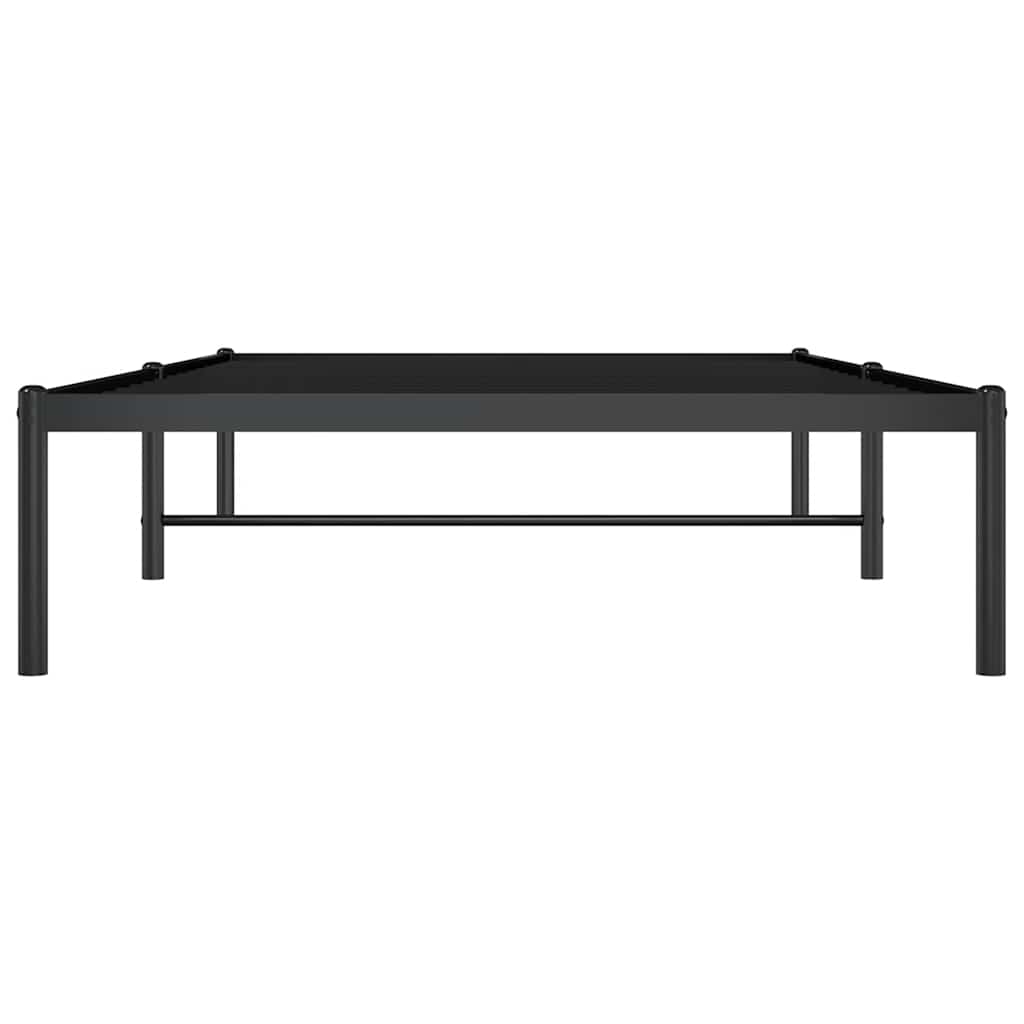 Bedframe metaal zwart 100x190 cm is nu te koop bij PeponiXL, paradijselijk wonen!
