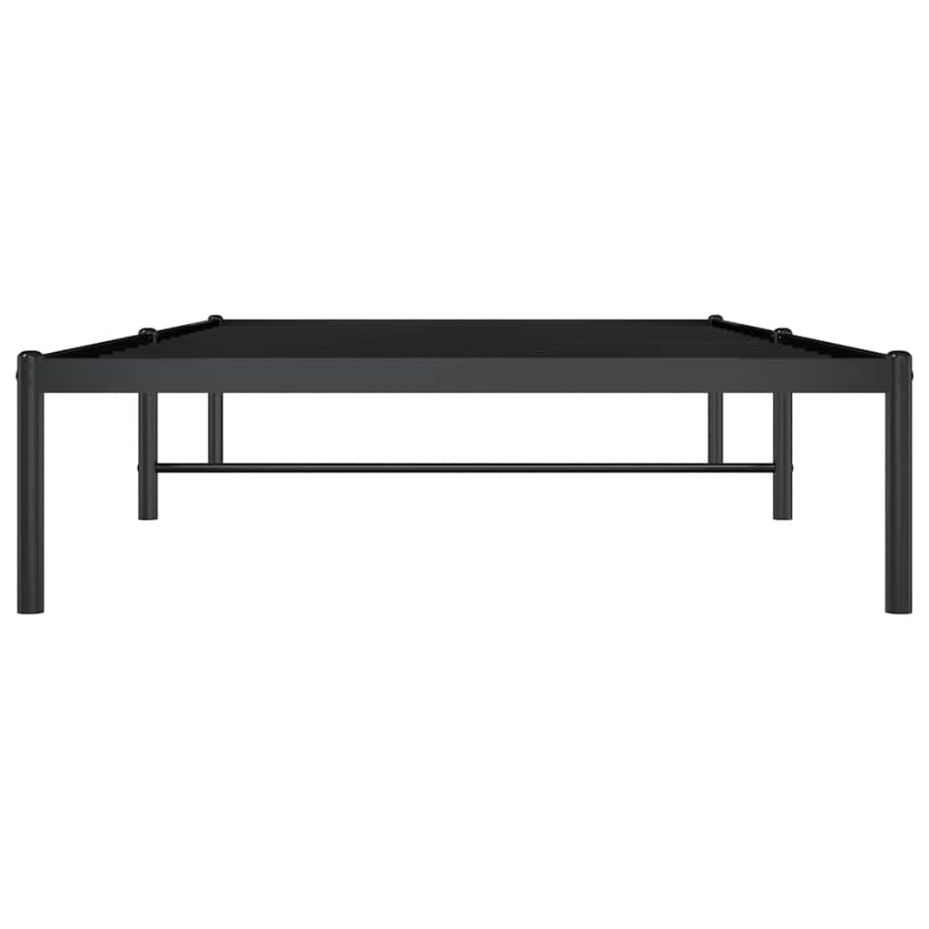 Bedframe metaal zwart 100x200 cm is nu te koop bij PeponiXL, paradijselijk wonen!
