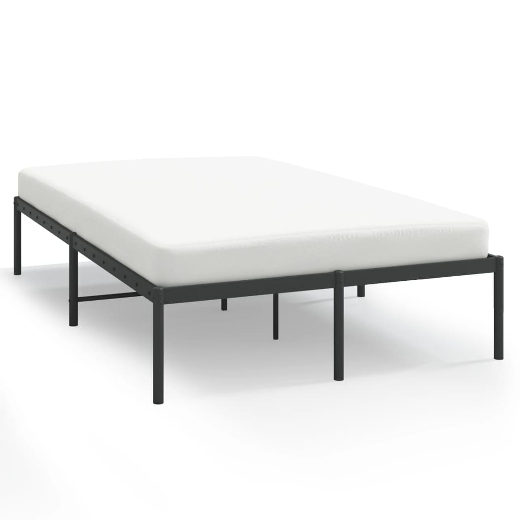 Bedframe metaal zwart 120x190 cm is nu te koop bij PeponiXL, paradijselijk wonen!