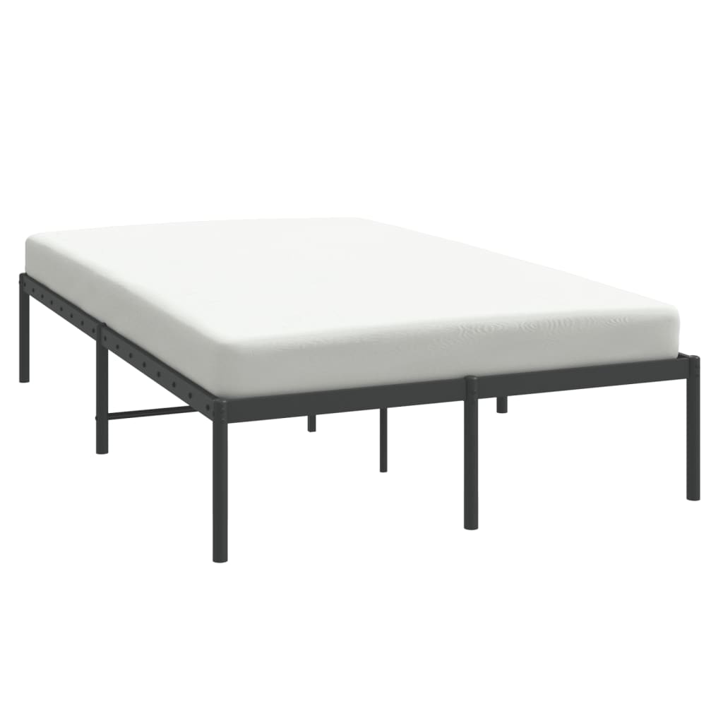 Bedframe metaal zwart 120x190 cm is nu te koop bij PeponiXL, paradijselijk wonen!
