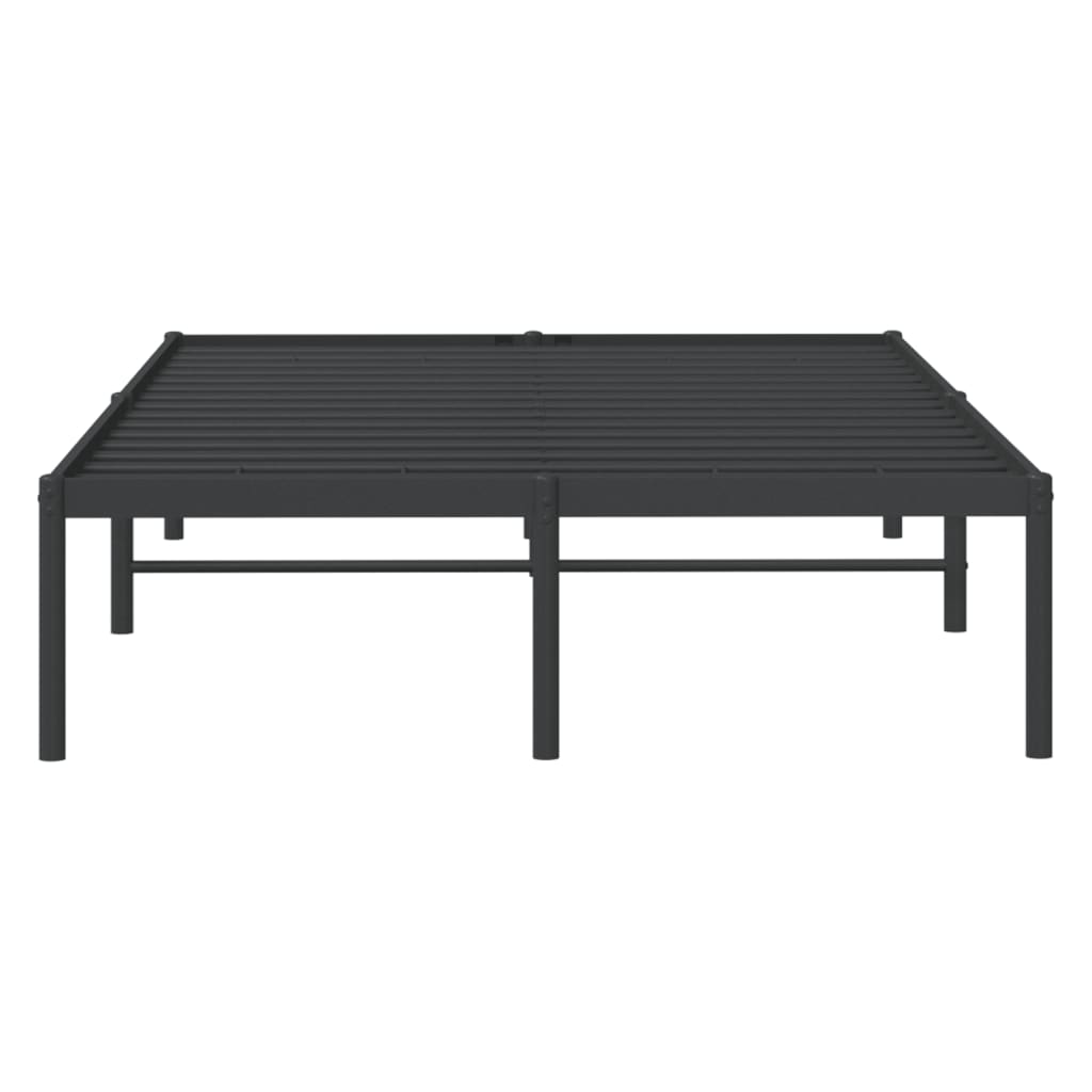 Bedframe metaal zwart 120x190 cm is nu te koop bij PeponiXL, paradijselijk wonen!