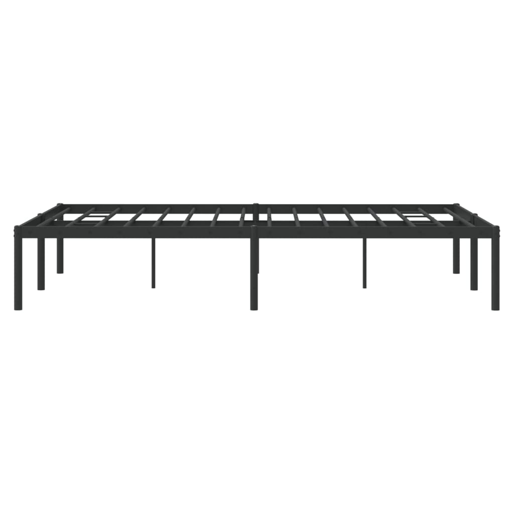 Bedframe metaal zwart 120x190 cm is nu te koop bij PeponiXL, paradijselijk wonen!