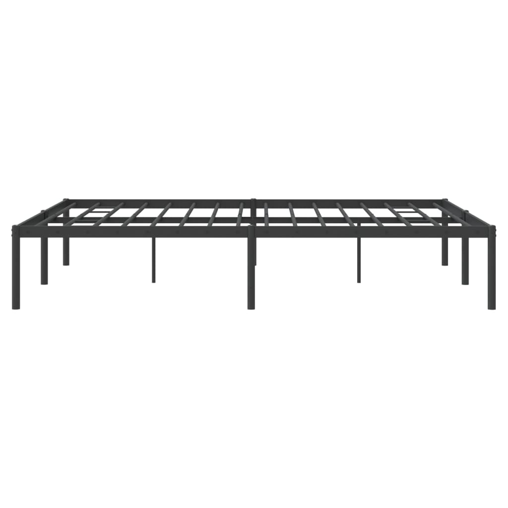 Bedframe metaal zwart 140x200 cm is nu te koop bij PeponiXL, paradijselijk wonen!