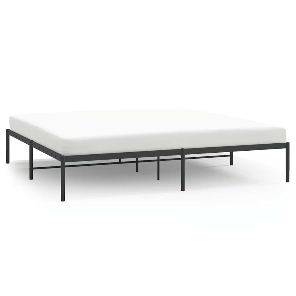 Bedframe metaal zwart 180x200 cm is nu te koop bij PeponiXL, paradijselijk wonen!