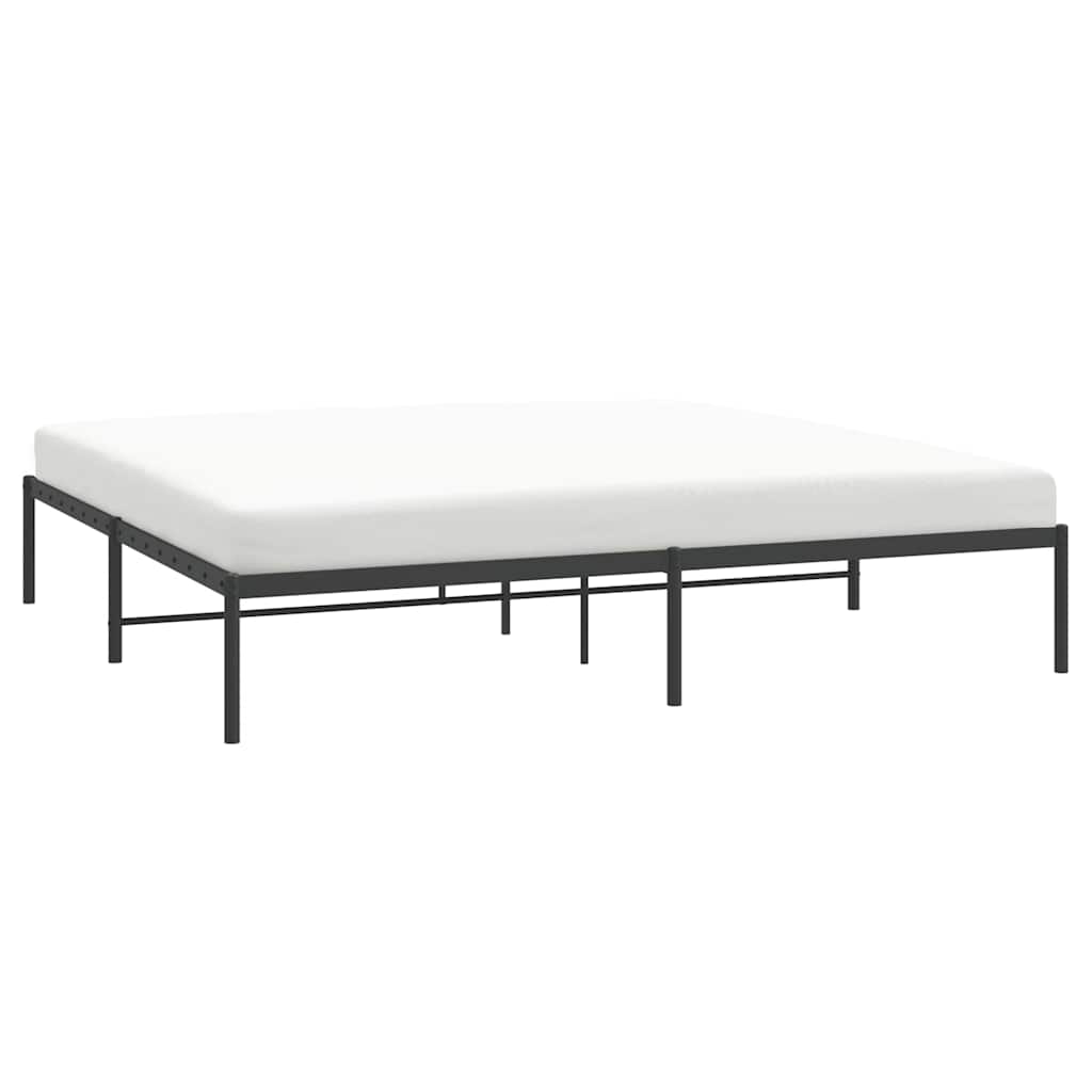 Bedframe metaal zwart 180x200 cm is nu te koop bij PeponiXL, paradijselijk wonen!