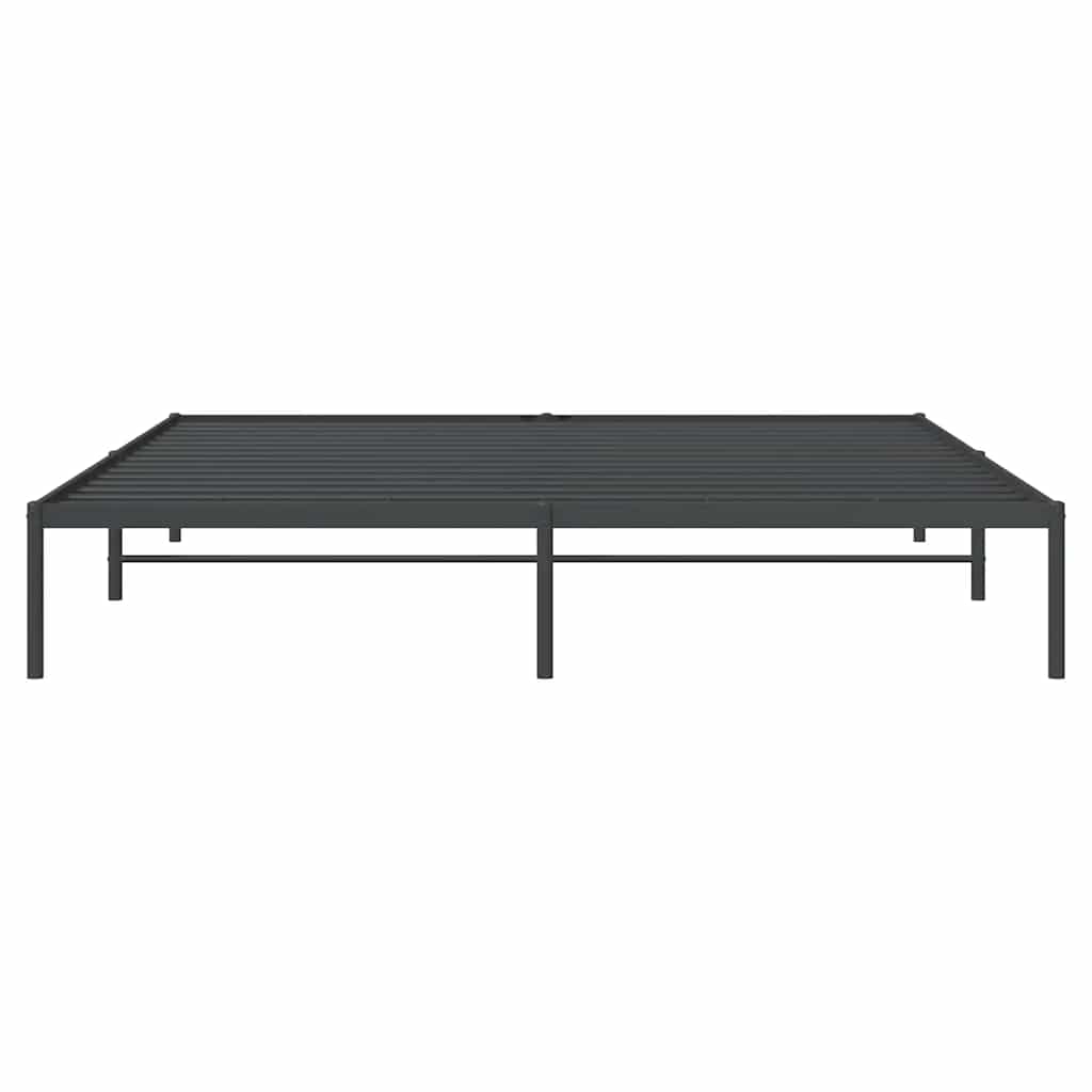 Bedframe metaal zwart 183x213 cm is nu te koop bij PeponiXL, paradijselijk wonen!
