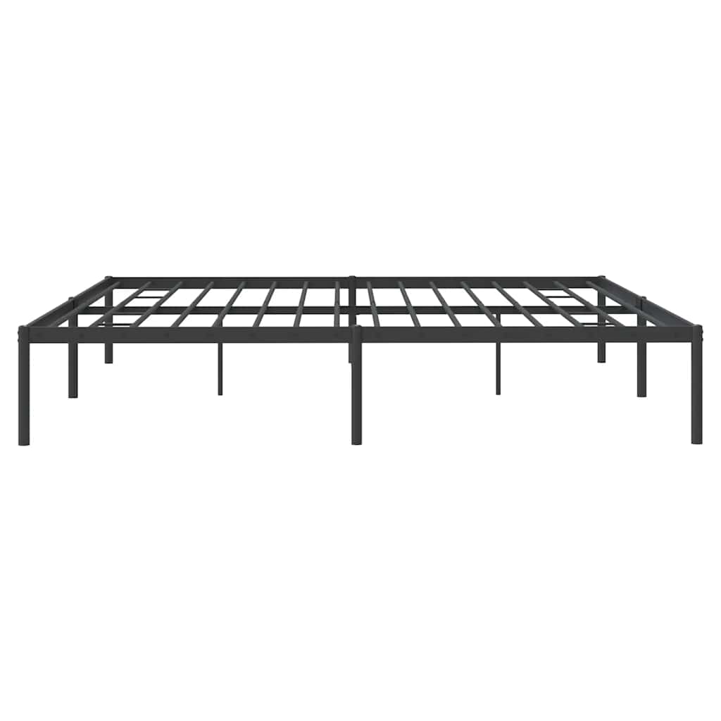 Bedframe metaal zwart 183x213 cm is nu te koop bij PeponiXL, paradijselijk wonen!