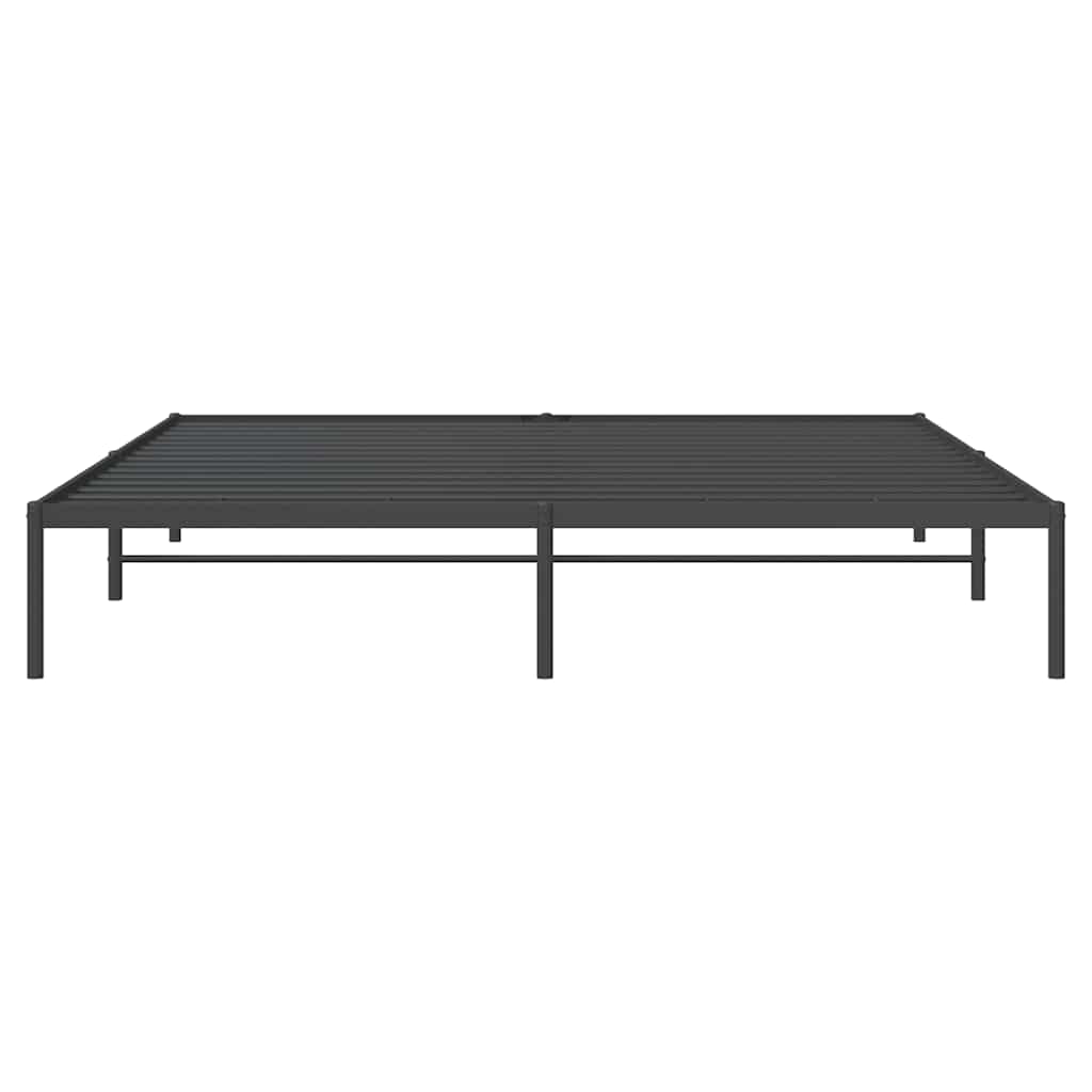 Bedframe metaal zwart 193x203 cm is nu te koop bij PeponiXL, paradijselijk wonen!