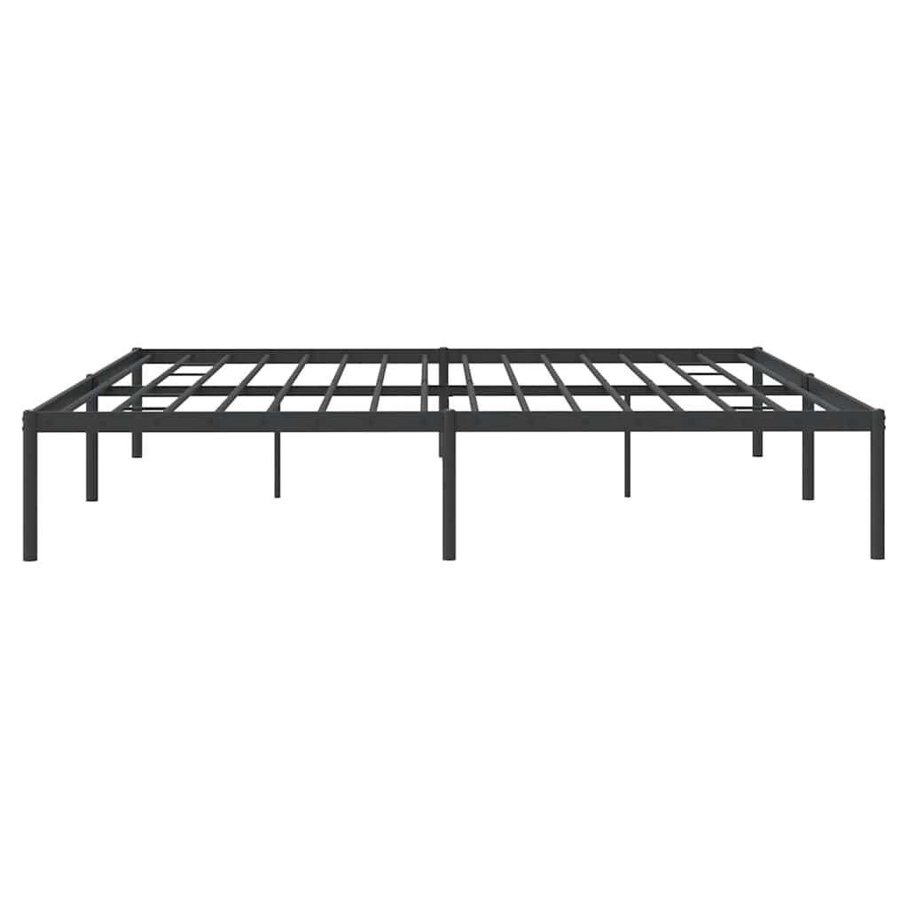 Bedframe metaal zwart 200x200 cm is nu te koop bij PeponiXL, paradijselijk wonen!