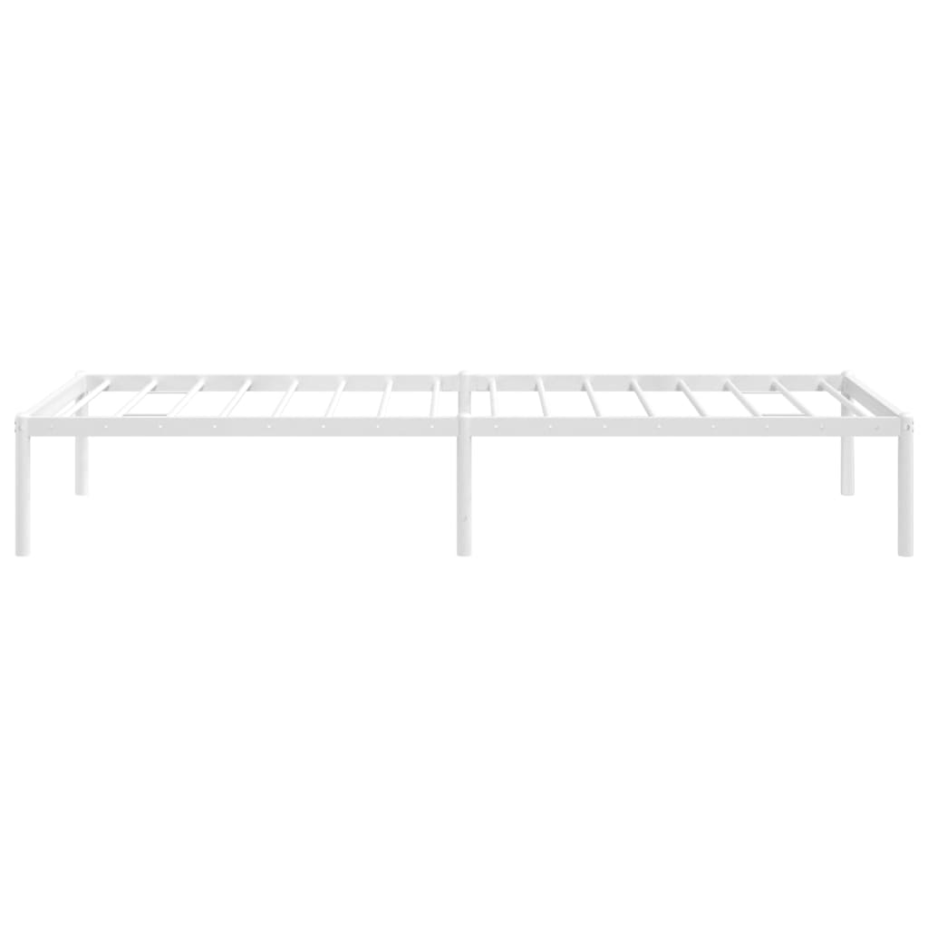 Bedframe metaal wit 75 x 190 cm is nu te koop bij PeponiXL, paradijselijk wonen!