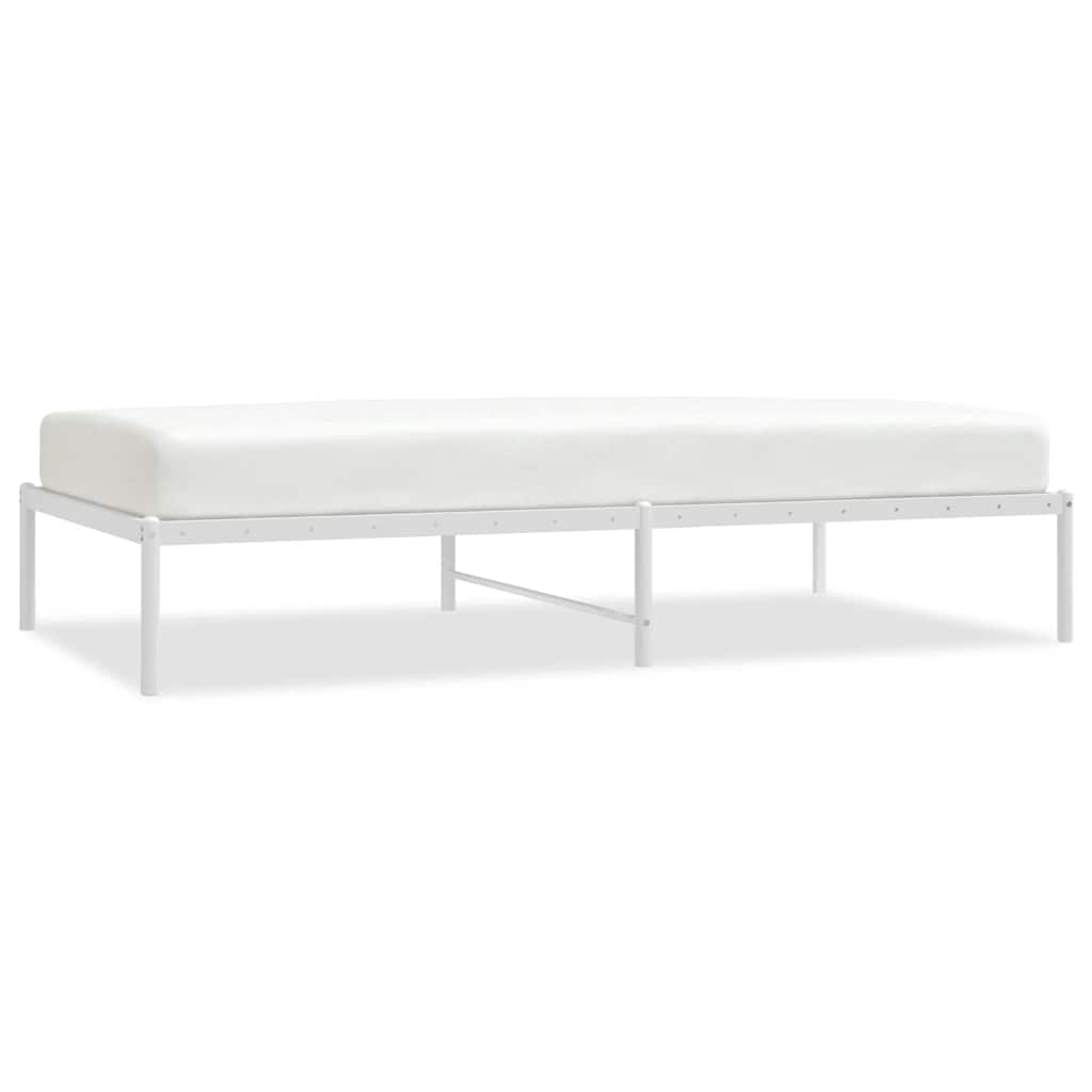 Bedframe metaal wit 100x190 cm is nu te koop bij PeponiXL, paradijselijk wonen!