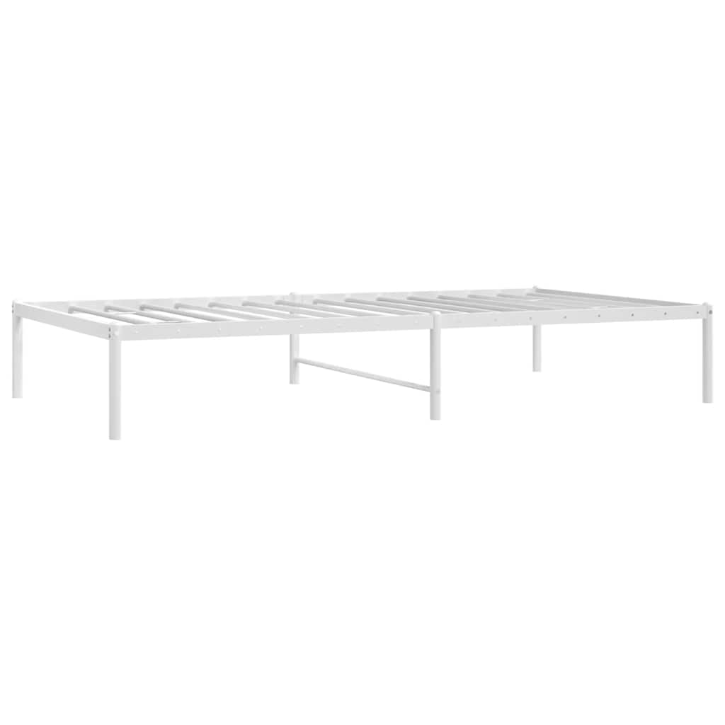 Bedframe metaal wit 100x190 cm is nu te koop bij PeponiXL, paradijselijk wonen!