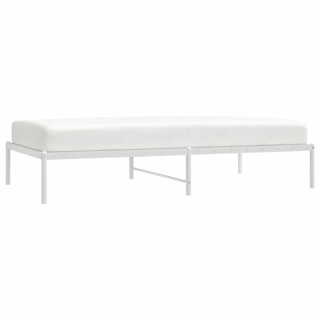 Bedframe metaal wit 100x190 cm is nu te koop bij PeponiXL, paradijselijk wonen!