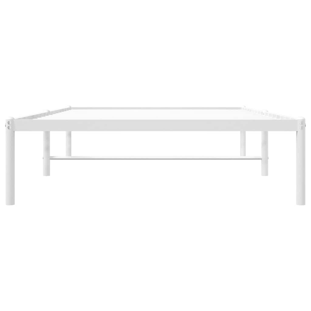 Bedframe metaal wit 100x190 cm is nu te koop bij PeponiXL, paradijselijk wonen!