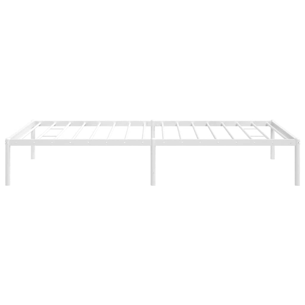 Bedframe metaal wit 100x190 cm is nu te koop bij PeponiXL, paradijselijk wonen!