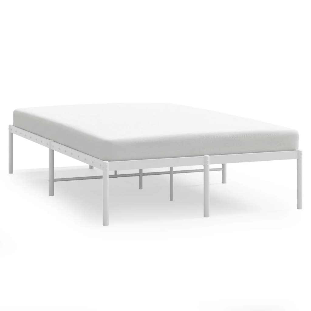 Bedframe metaal wit 120x190 cm is nu te koop bij PeponiXL, paradijselijk wonen!