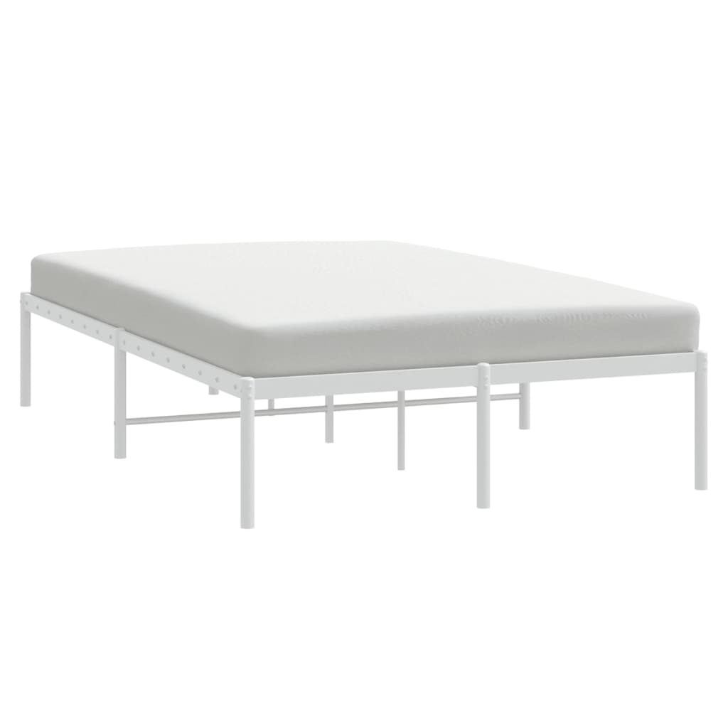 Bedframe metaal wit 120x190 cm is nu te koop bij PeponiXL, paradijselijk wonen!