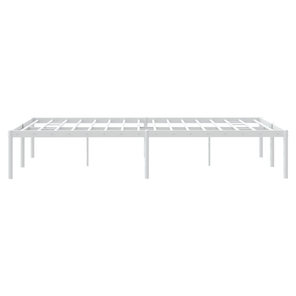 Bedframe metaal wit 120x190 cm is nu te koop bij PeponiXL, paradijselijk wonen!
