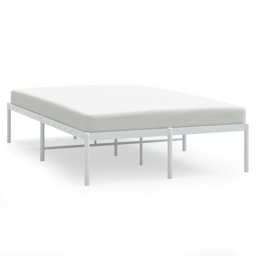 Bedframe metaal wit 120x200 cm is nu te koop bij PeponiXL, paradijselijk wonen!