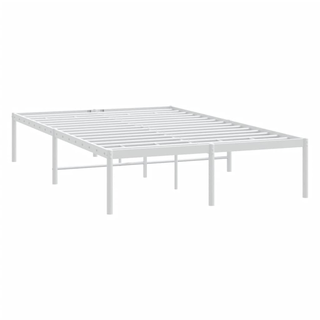 Bedframe metaal wit 120x200 cm is nu te koop bij PeponiXL, paradijselijk wonen!