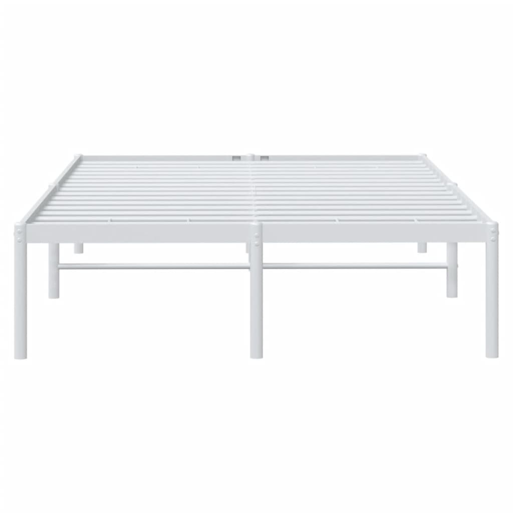 Bedframe metaal wit 120x200 cm is nu te koop bij PeponiXL, paradijselijk wonen!