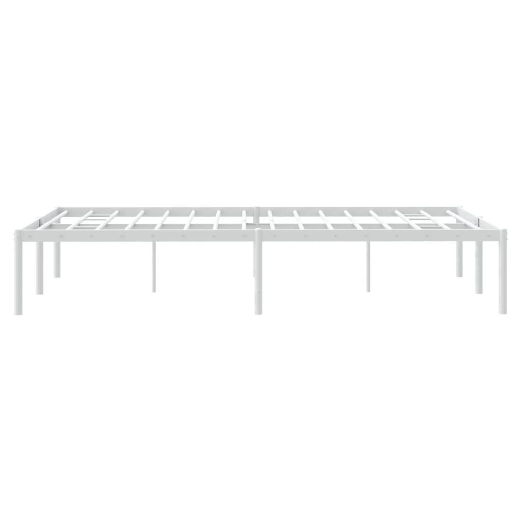 Bedframe metaal wit 120x200 cm is nu te koop bij PeponiXL, paradijselijk wonen!