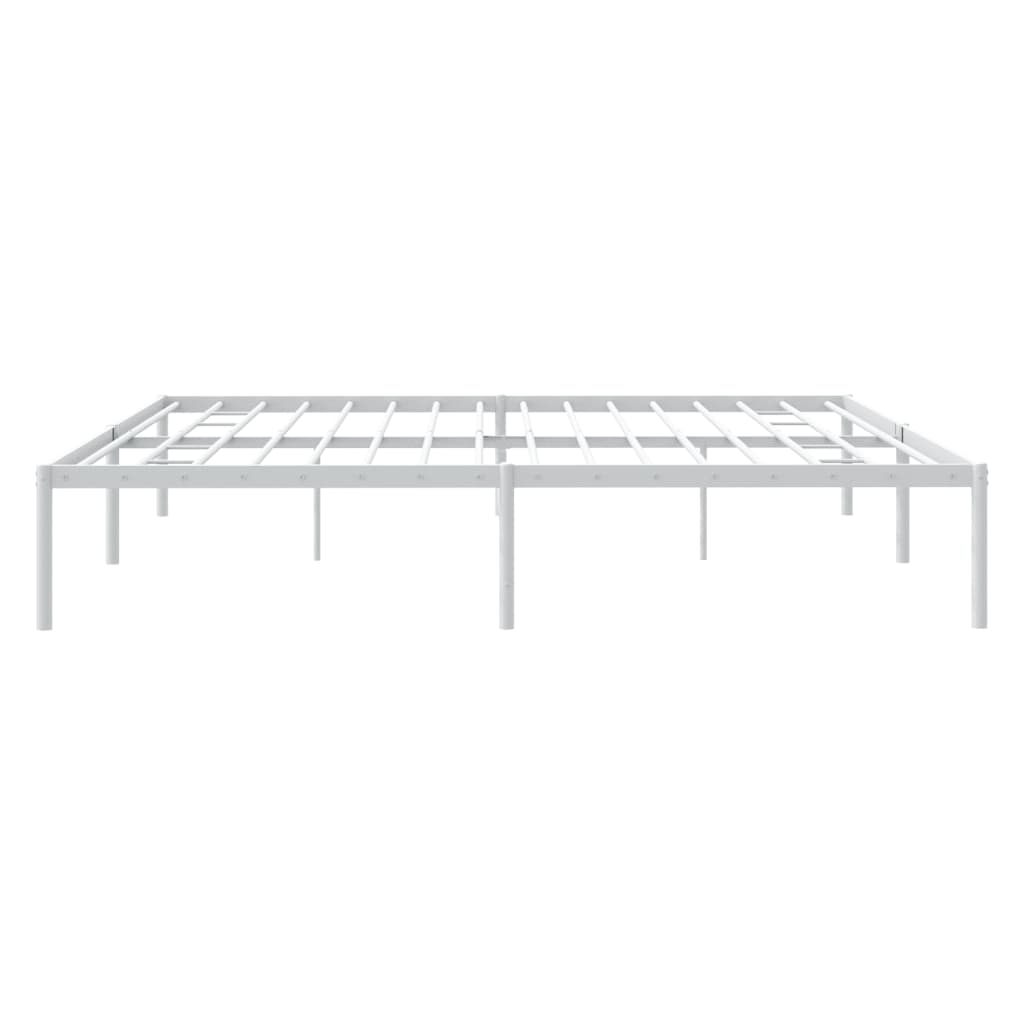 Bedframe metaal wit 180x200 cm is nu te koop bij PeponiXL, paradijselijk wonen!