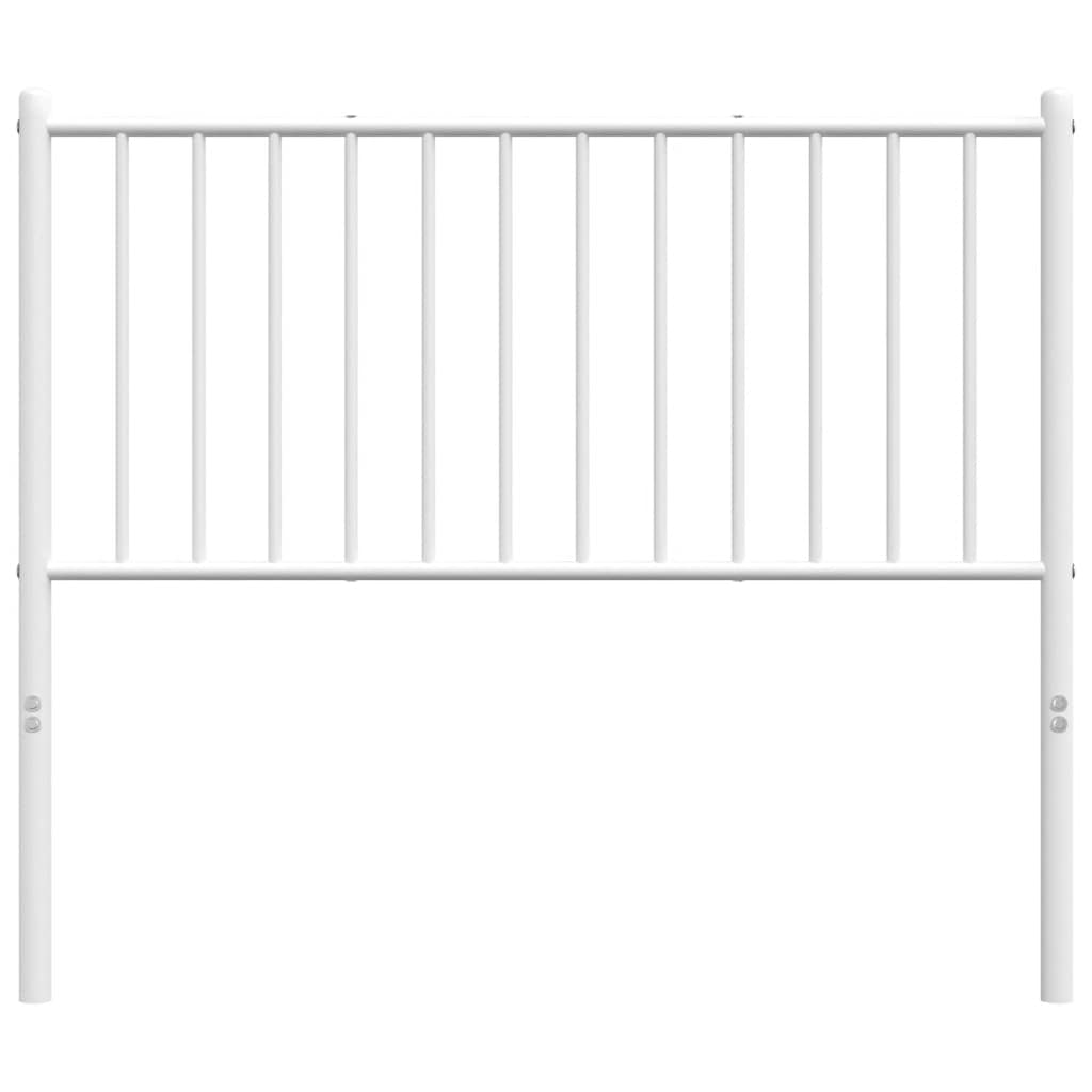Vervangend hoofdbord metaal wit 100 cm is nu te koop bij PeponiXL, paradijselijk wonen!