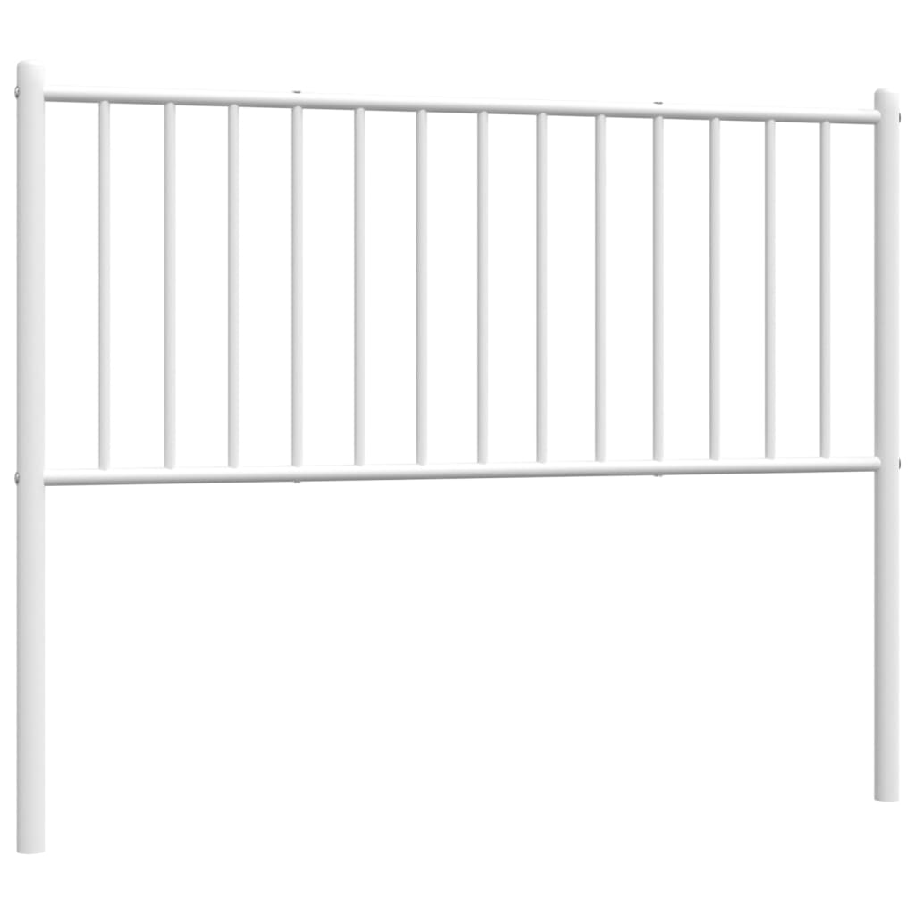 Vervangend hoofdbord 107 cm metaal wit is nu te koop bij PeponiXL, paradijselijk wonen!