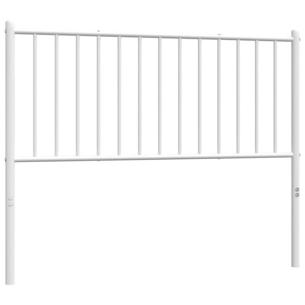 Vervangend hoofdbord 107 cm metaal wit is nu te koop bij PeponiXL, paradijselijk wonen!