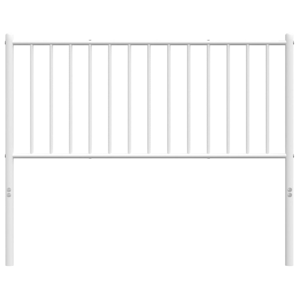 Vervangend hoofdbord 107 cm metaal wit is nu te koop bij PeponiXL, paradijselijk wonen!